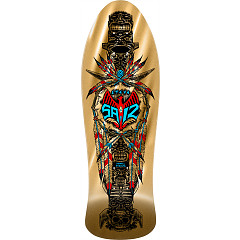 Powell Peralta Steve Saiz Totem Blem Skateboard Deck - Gold Foil - 10.0" x 30.8 - 10 x 30.125