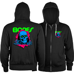 Powell Peralta Skull & Sword Lightweight Zip Hoodie Alpine Green