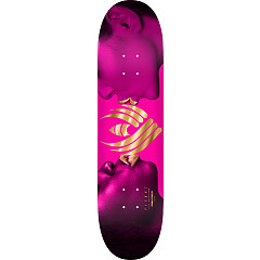 Powell Peralta Kiss FLIGHT Pink/Gold Foil BLEM Skateboard Deck - 8.25" K26