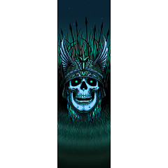 Powell Peralta Anderson Green Skull Grip Tape Sheet 10.5 x 33