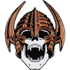Powell Peralta Welinder Nordic Skull Lapel Pin Copper