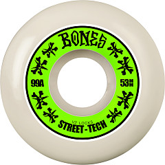 BONES WHEELS STF Skateboard Wheels STREET TECH FORMULA 53 V2 LOCKS 99A 4PK