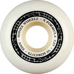 BONES WHEELS X-Formula Skateboard Wheels XF 53 V5 SIDECUTS X97 4PK