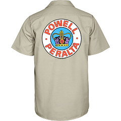 Powell Peralta Work Shirt Supreme Khaki