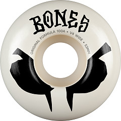BONES WHEELS OG Formula Skateboard Wheels ORIGINAL FORMULA 53 V4 WIDES 100A
