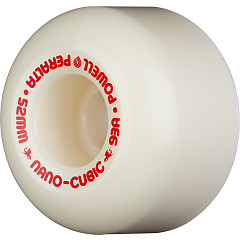 Powell Peralta Nano-Cubic 93A - Asymmetrical Shape - Medium Ride Patch - Offset Bearing - 52mm x 36mm 93A Skateboard Wheels 4pk