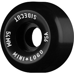 Mini Logo Wheel Hybrid Sidecut 54mm 95A Black 4pk