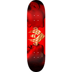 Powell Peralta Kiss FLIGHT Red/Gold Foil BLEM Skateboard Deck - 8" K26