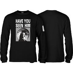 Powell Peralta Animal Chin L/S Shirt Black