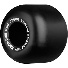 Powell Peralta Mini-Cubic Skateboard Wheels 64mm 95a - Black (4 pack)
