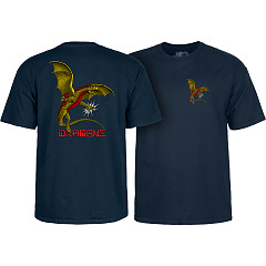 Powell Peralta Dragons Logo T-Shirt Navy