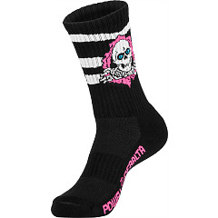Powell Peralta Ripper Cotton Socks Stripes Black/Pink