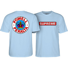 Powell Peralta Supreme T-Shirt Light Blue