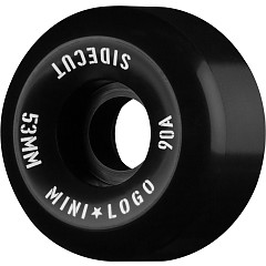 Mini Logo Wheel Hybrid Sidecut 53mm 90a Black 4pk