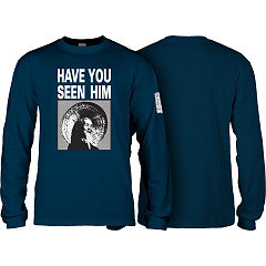 Powell Peralta Animal Chin L/S Shirt Navy