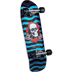 Powell Peralta Old School Ripper Complete Skateboard Red/Blue Foil - 9.89 x 31.32
