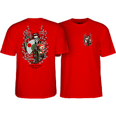 Powell Peralta Sakura Yosozumi Samurai T-shirt Red