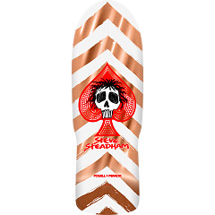 Powell Peralta Steadham Skull & Spade Reissue Skateboard Deck Copper Foil - 10.00 X 30.125