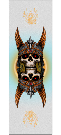 Powell Peralta Andy Anderson Skull Egg CLEAR Grip Tape Sheet - 10.5 x 33