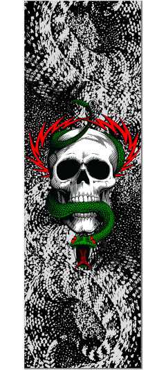 Powell Peralta McGill Skull & Snake CLEAR Grip Tape Sheet - 10.5 x 33