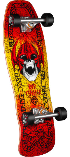Powell Peralta  Welinder Classic Skateboard Assembly - Red/Yellow 9.625 x 29.75