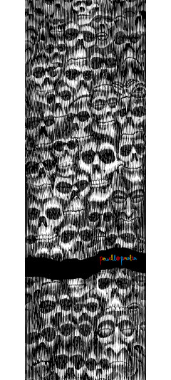 Powell Peralta Color Me Skullz Grip Tape Sheet 10.5 x 33