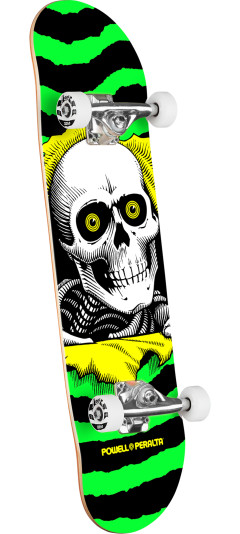 Powell Peralta Ripper Birch Skateboard Complete Lime/Yellow - Shape 291 - 7.75 x 31.08