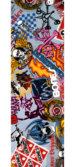Powell Peralta Grip Tape Sheet 10.5 x 33 Collage 5