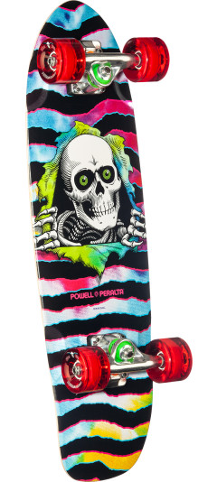 Powell Peralta Sidewalk Surfer Tie Dye Ripper Birch Cruiser Complete Skateboard - 7.75 x 27.20