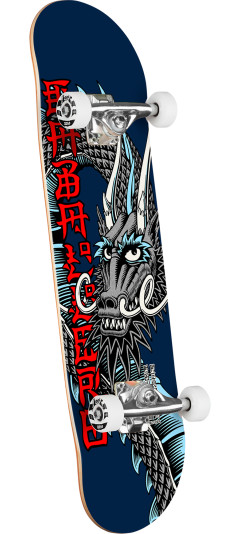 Powell Peralta Cab Ban This Birch Skateboard Complete Navy - Shape 243 - 8.25 X 31.95
