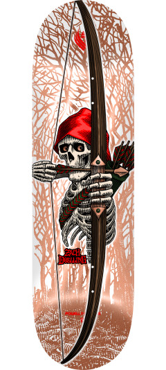 Powell Peralta Pro Zach Doelling Archer FLIGHT® Skateboard Deck Copper - Shape 319 - 8.75 x 31.61
