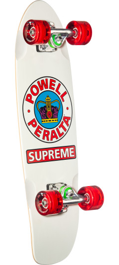 Powell Peralta Sidewalk Surfer Supreme Birch Cruiser Complete Skateboard - 7.75 x 27.20
