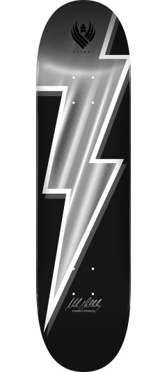Powell Peralta Mike Vallely Lightning Bolt FLIGHT Skateboard Deck Silver Foil - 8.5 x 32.08