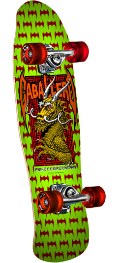 Powell Peralta Cab Street Birch Skateboard Complete Lime - Shape 185 - 8 X 29.5