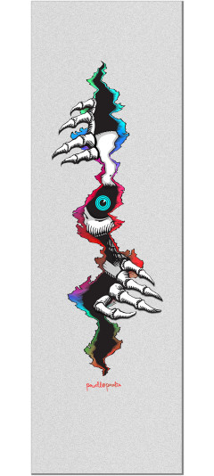 Powell Peralta Ripper Peeker CLEAR Grip Tape Sheet - 10.5 x 33