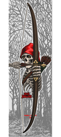 Powell Peralta Zach Doelling Archer CLEAR GripTape Sheet - 10.5 x 33