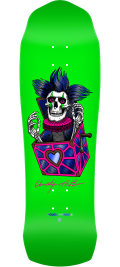 Powell Peralta Pro Chris Hiett Skull 7-Ply Skateboard Deck - 9.5 x 31.13