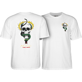 Powell Peralta Mike McGill Skull & Snake T-shirt - White - Skate One