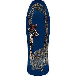 Powell Peralta Ray Underhill Cross Reissue Skateboard Deck Navy