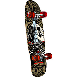 Powell Peralta Mini Skull & Sword Gold Birch Complete Skateboard
