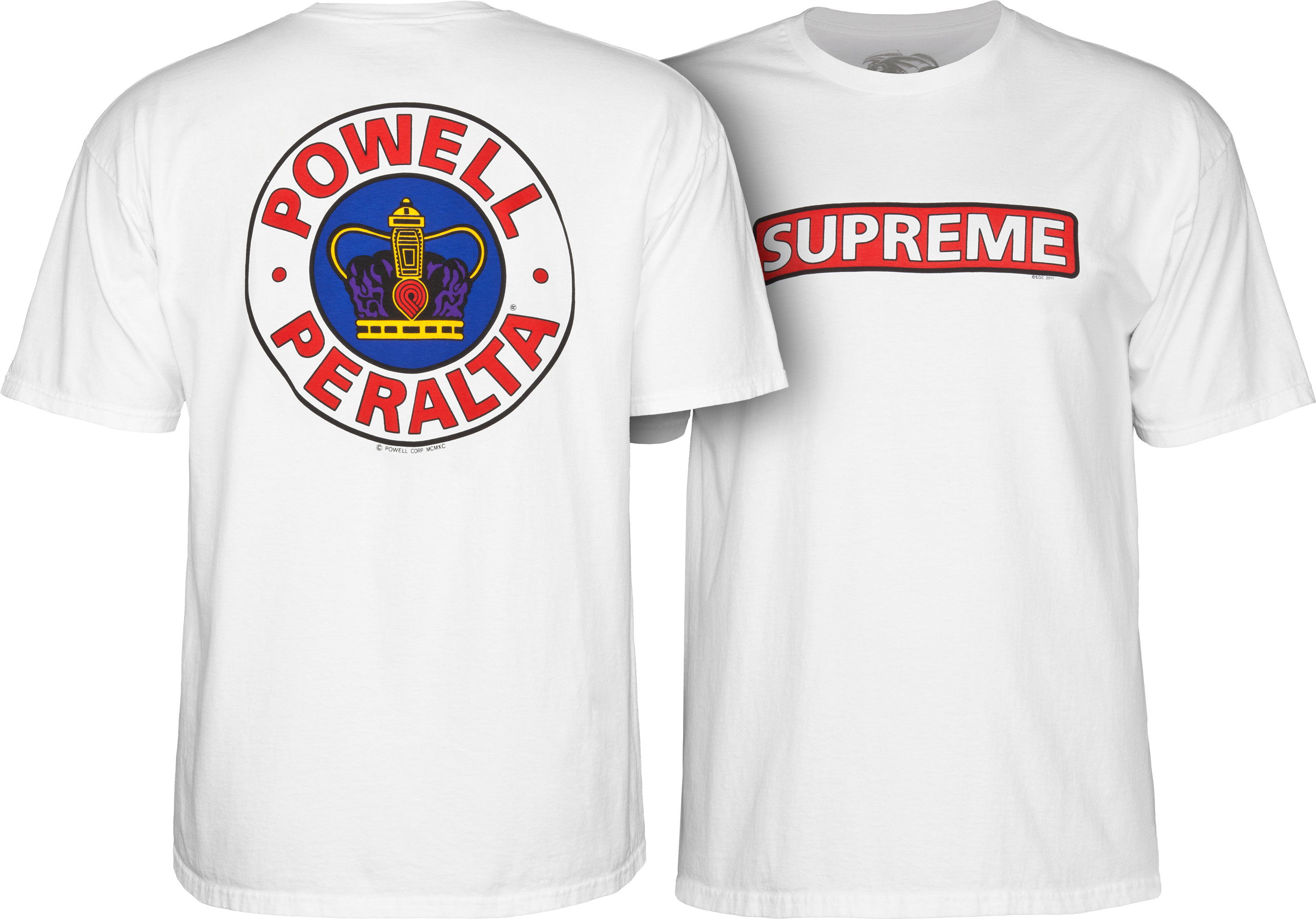 Powell Peralta Supreme T-shirt - White - Skate One