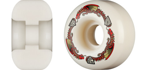 Powell Peralta Dragons 93A - V1 Symmetrical Shape - Narrow Ride Patch - 50mm x 30mm 93A V1 Skateboard Wheels 4pk