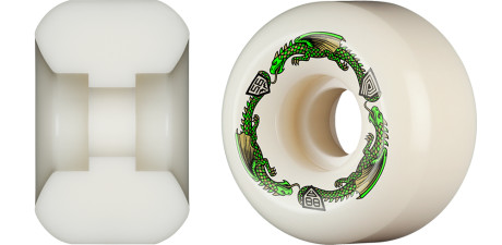 Powell Peralta Dragons 88A - V6 Symmetrical Shape - Medium Ride Patch - 56mm x 36mm 88A V6 Skateboard Wheels 4pk