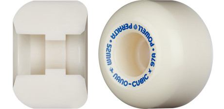Powell Peralta Andy Anderson Pro Nano-Cubic 97A - Asymmetrical Shape - Medium Ride Patch - Offset Bearing - 52mm x 36mm 97A Skateboard Wheels 4pk
