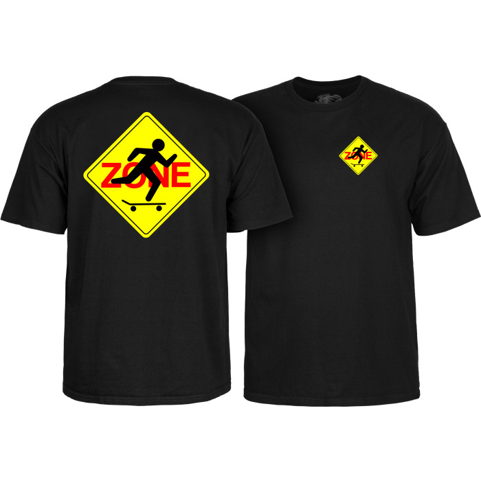 Powell Peralta Skate Zone T-Shirt Black - Skate One