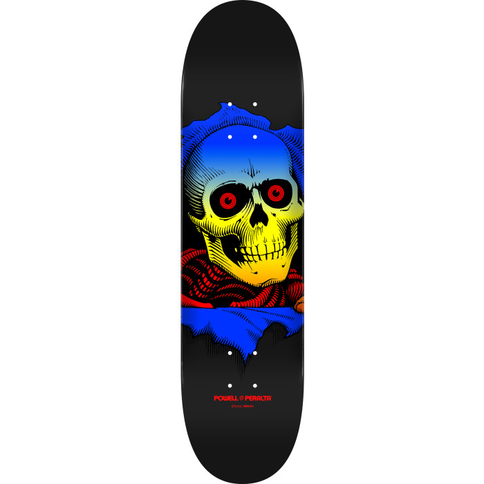 Powell Peralta Ripper Skateboard Deck Yellow Fade - Shape 249