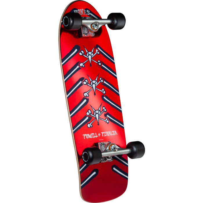 Powell Peralta OG Rat Bones Skateboard Assembly - Red Foil 10.0