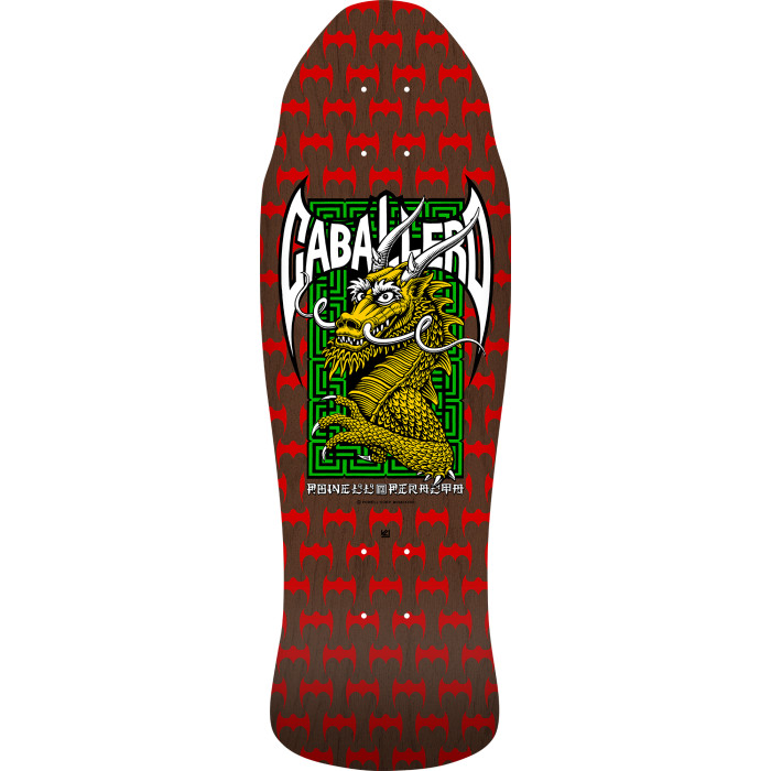 Powell Peralta Steve Caballero Street Reissue Skateboard Deck Red