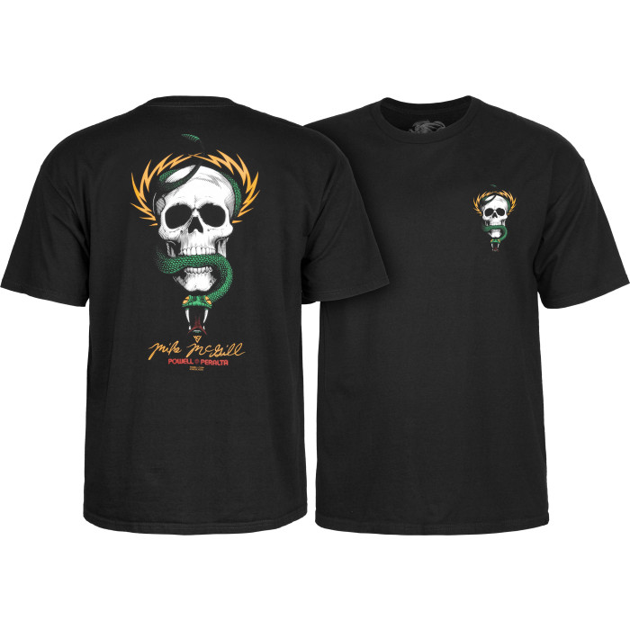 Powell Peralta Mike McGill Skull & Snake T-shirt - Black - Skate One