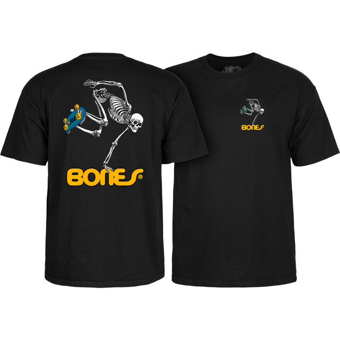Powell Peralta Skateboarding Skeleton YOUTH T-shirt - Black